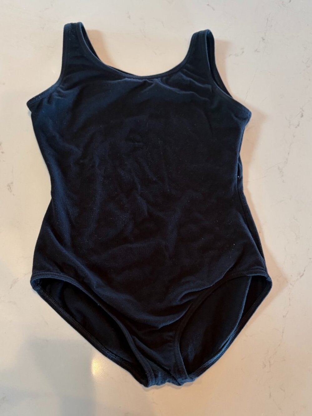 Capezio Black Ballet Leotard Girls L Dance Tank Leotard